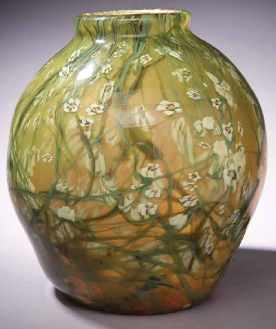 Эта ваза выполнена в многослойной технике Millefiore 