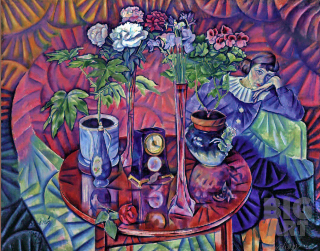 В.Д. Баранов-Россине. «Кузина с цветами». 1912 г.