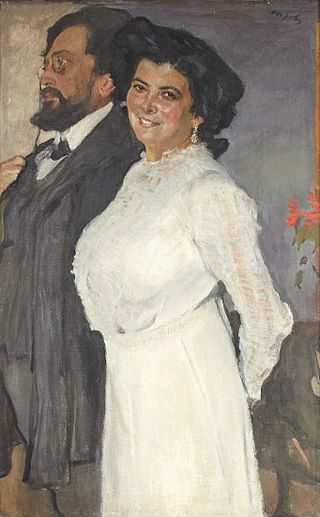 Валентин Серов. «Портрет Оскара и Розы Грузенберг». 1910 г.