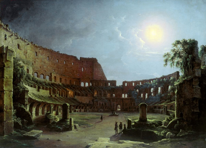 Н.Г. Чернецов. «Колизей в лунную ночь». 1842 г.
