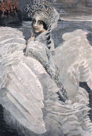 М. Врубель. «Царевна-Лебедь». 1900 г.