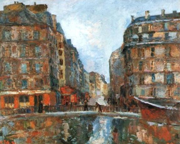 Р.Р. Фальк. «Канал Сен-Мартен, Париж». 1930 г.