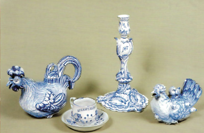 Чайный сервиз Фаянсового завода Юсупова-Ламбера. 1827-1829 гг