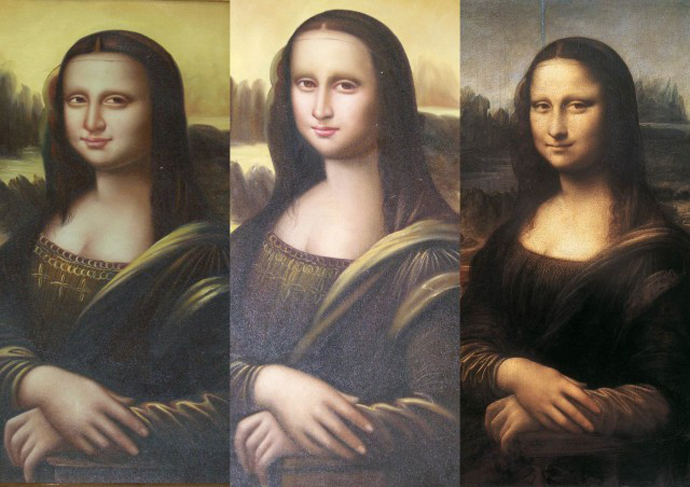 Картина «Мона Лиза» в исполнении разных авторов