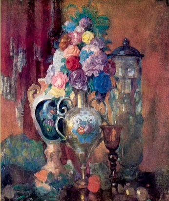 Н.Н. Сапунов. «Вазы и цветы». 1910 г.