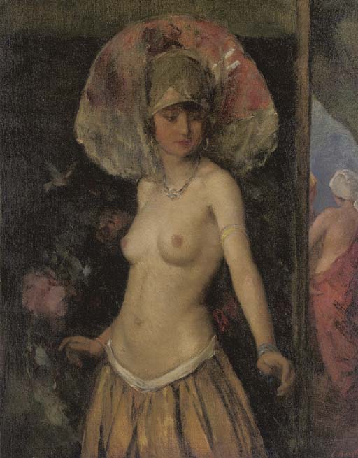 Л.С. Бакст. «Танцовщица в костюме». Около 1900-х гг.