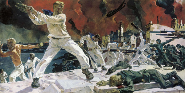 А.А. Дейнека. «Оборона Севастополя». 1942 г. А.А. Дейнека. «Оборона Севастополя». 1942 г.