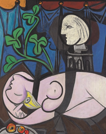 П. Пикассо «Обнаженная, зеленые листья и бюст». 1932 г.