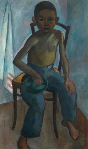 Р.Р. Фальк. «Мальчик с кепкой, сидящий на стуле». 1910-1911 гг.