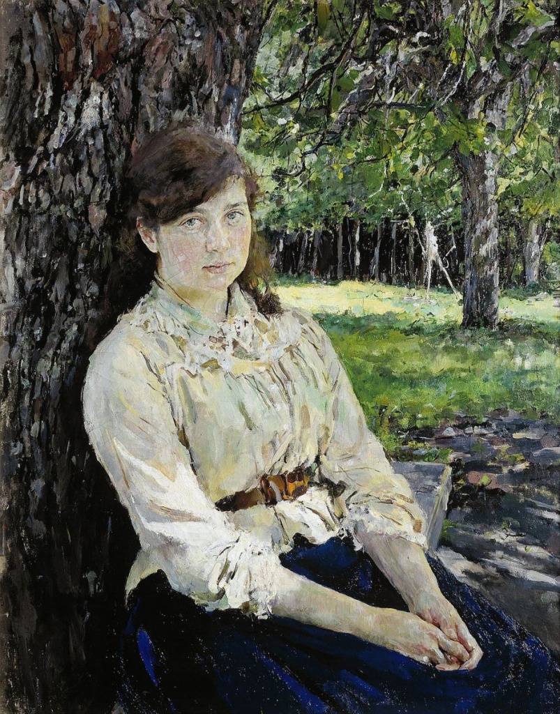 Валентин Серов. «Девушка, освещенная солнцем». 1888 г.