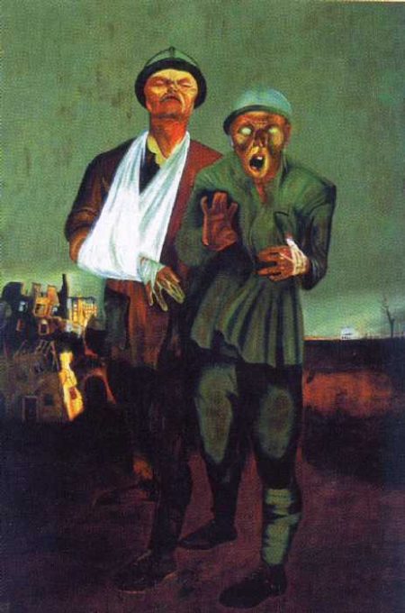 Ю.И. Пименов. «Инвалиды войны». 1926 г. Ю.И. Пименов. «Инвалиды войны». 1926 г.