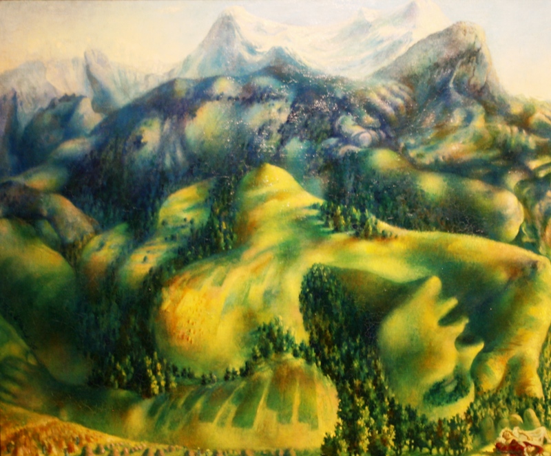 П.Ф. Челищев. «Фата-моргана». 1940 г. П.Ф. Челищев. «Фата-моргана». 1940 г.