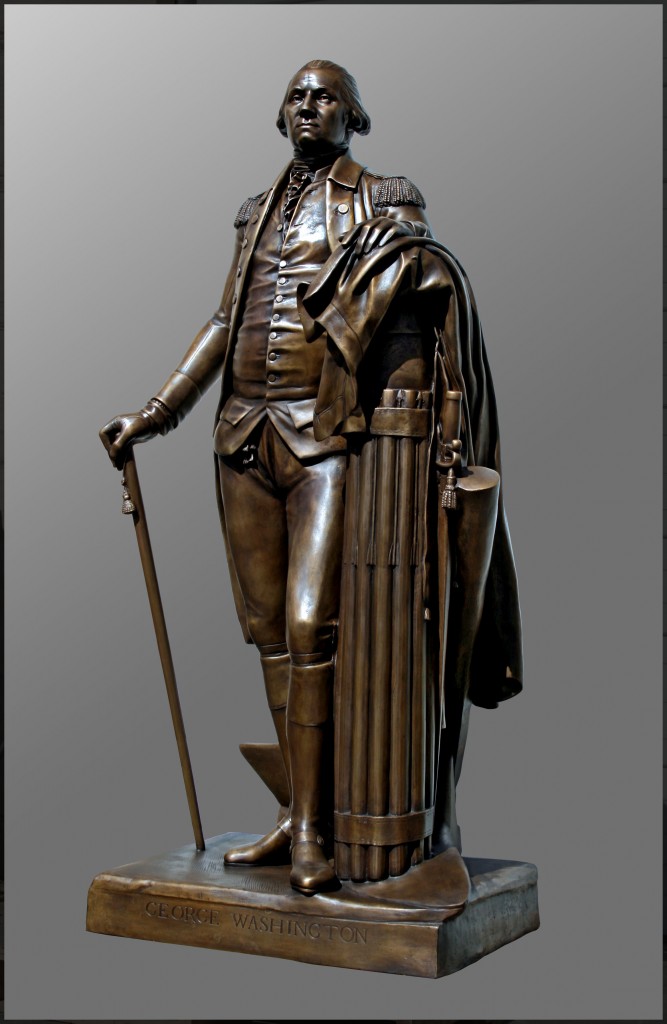 Статуя Дж. Вашингтона. По модели Гудона. Франция