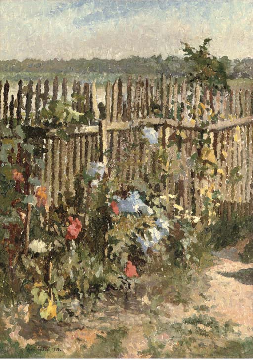 И.Э. Грабарь. «Цветник». 1915 г. И.Э. Грабарь. «Цветник». 1915 г.