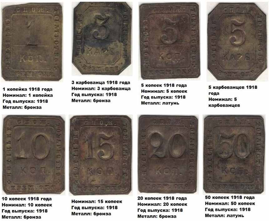 Местные монеты 3 копейки СССР