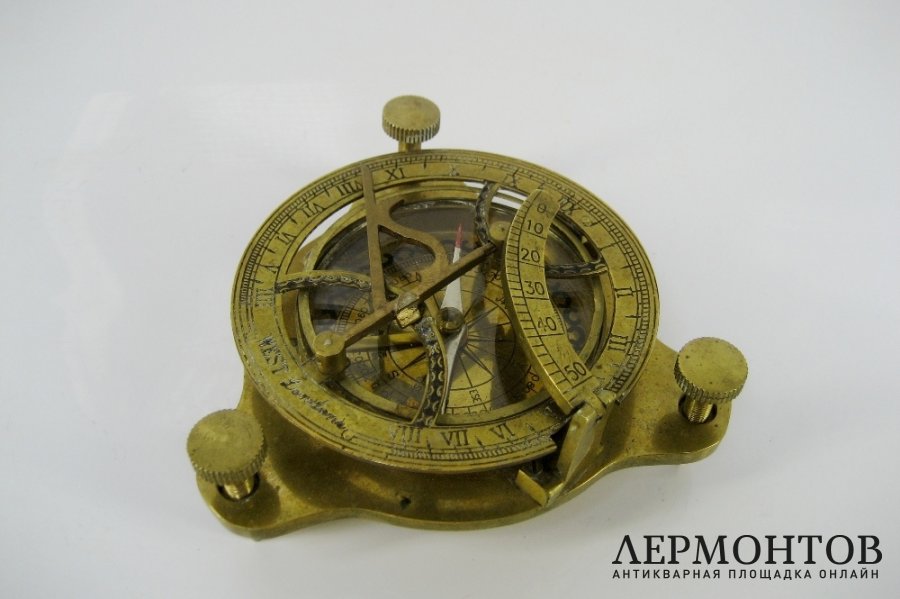 Морской компас. Бронза. Англия, XIX век.