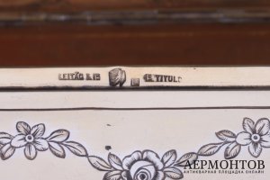 Шкатулка Leitac. Серебро 916. Португалия
