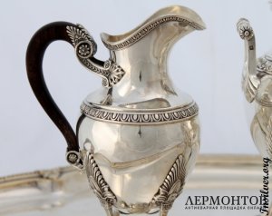 Сервиз Berger Nesme. Серебро 950 пробы. Франция