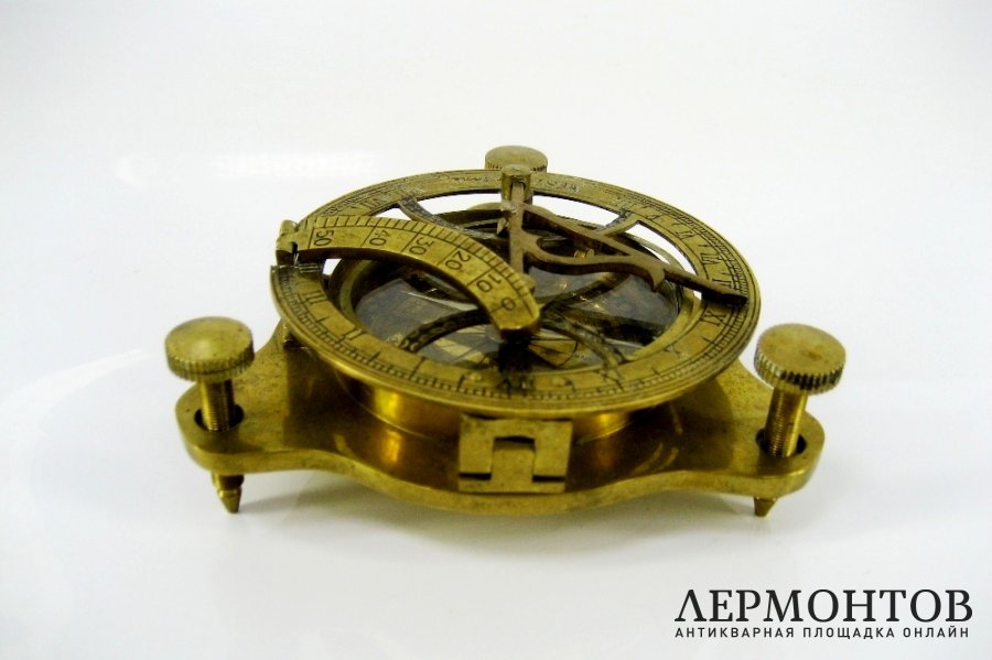 Морской компас. Бронза. Англия, XIX век.