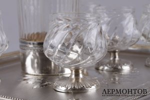 Ликерный набор. Серебро 950 пробы. Франция