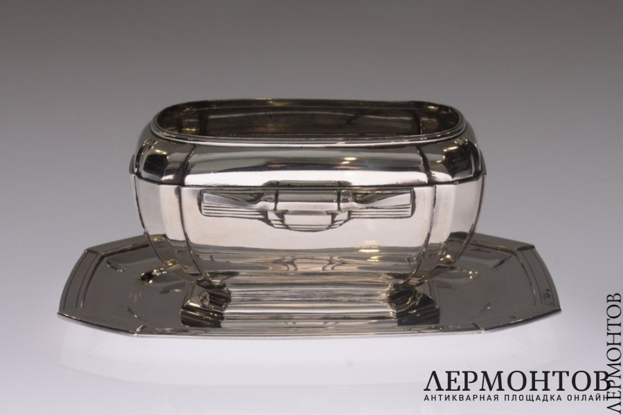 Соусник Art Deco. Серебро 950. Франция