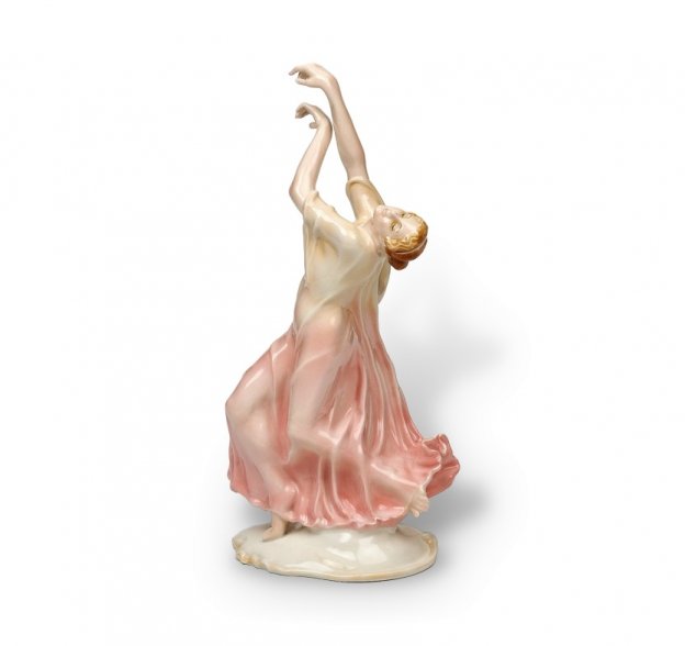 Статуэтка «Танцовщица». Фарфор, Karl Ens, Германия, 1919–1940 годы