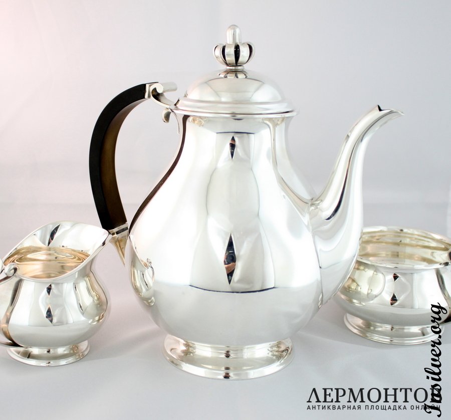 Сервиз Cohr. Art Deco. Серебро 925. Дания