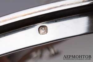 Большое блюдо для овощей. Серебро 950 пробы. Франция