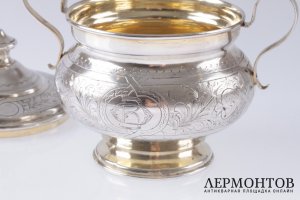 Сахарница. Серебро 84. Российская империя