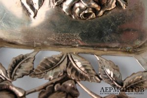 Ваза ажурная. Серебро 800 проба. Европа XX век.
