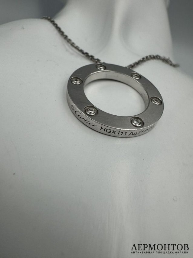 Колье «Love» с бриллиантами. Cartier