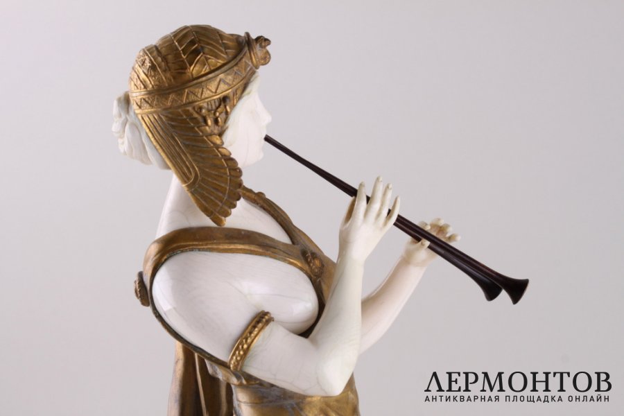 Скульптура Египетская танцовщица в стиле Ар Деко. Франция, Париж, 1920-1930-е гг.