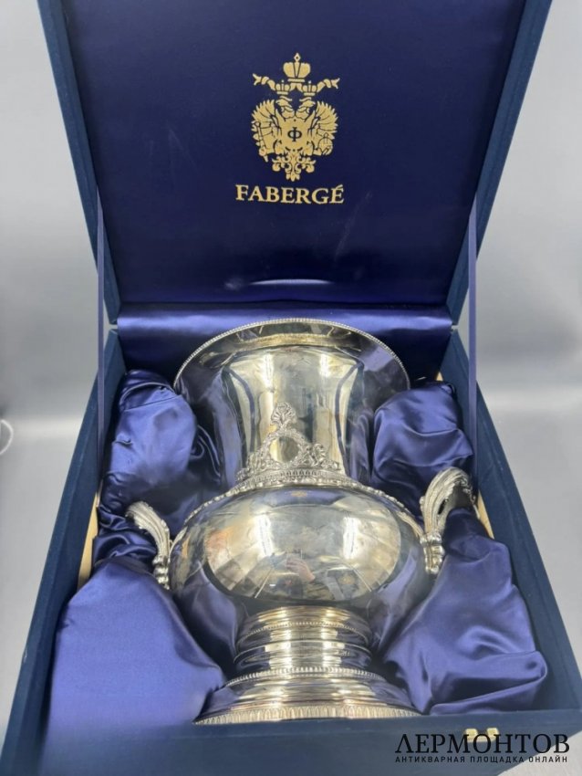 Ведро для шампанского. Серебро 925 пробы, Faberge