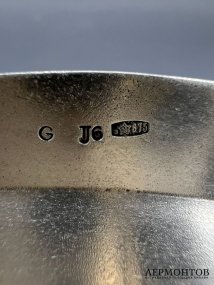 Лимонница. Серебро 875 пробы, Таллинский ювелирный завод, СССР, 1966 год