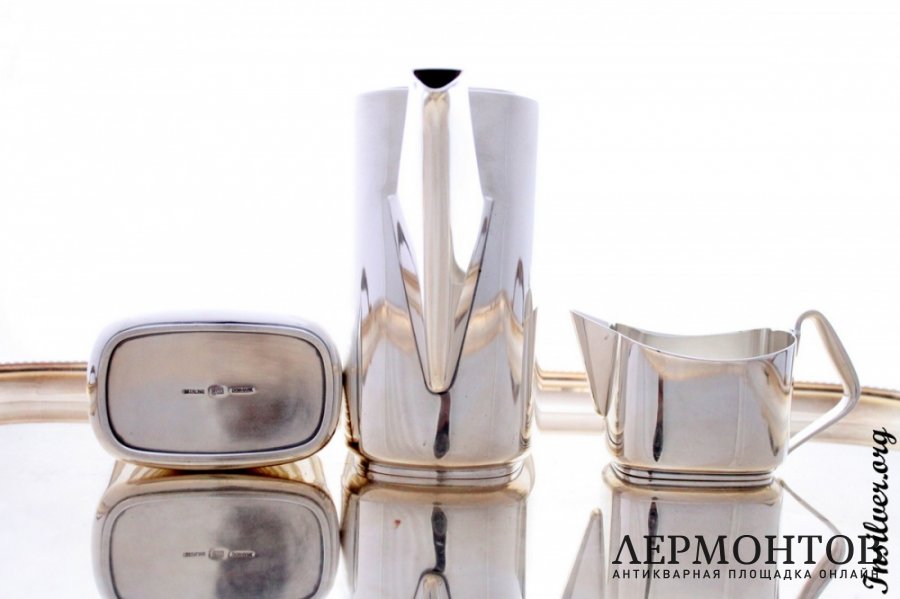 Сервиз Art Deco. Серебро 925. Дания
