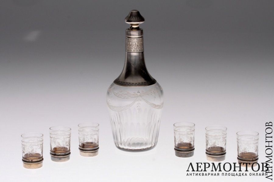 Ликерный набор. Серебро 950. Франция