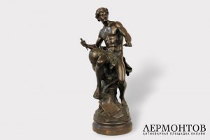 Скульптура. Прогресс. Бронза. Emile Louis Picault . Франция.
