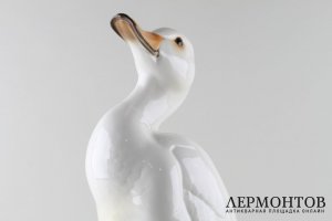 Статуэтка Белый селезень. Фарфор. Hutschenreuther, Германия, 1970-е гг.