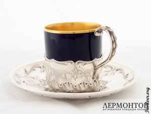 Кофейный сервиз. Серебро 950. Франция