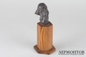 Бюст Голова старца. Бронза. Россия.