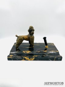 Письменный набор из 4 предметов с фигурой собаки. Waterman