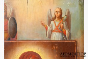 Экспертиза. Икона храмовая. Богоматерь Тихвинская. Россия, вторая пол. XIX в. Масло