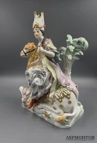 Скульптура «Азия» («Четыре континента»). Фарфор, Meissen, И. И. Кендлер, Германия