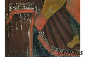Икона Богоматерь Толгская. Ярославская школа. Икона в серебряной басме. XVIIIв.