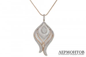 Подвеска David Diamond. Золото 750. 1.39 ct. Австрия