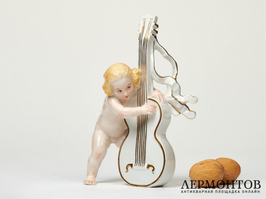 Статуэтка «Дитя с гитарой». Фарфор, Rosenthal, Германия