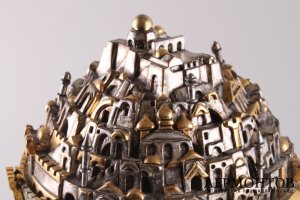 Скульптура. Малая сфера Иерусалима. Франк Майслер. Мрамор, серебрение. Израиль, XX в.