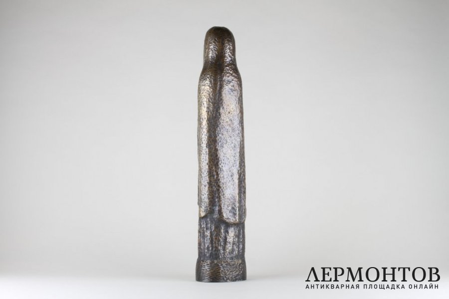 Скульптура Еврей с дочерью. Бронза. Америка, 1964 год.