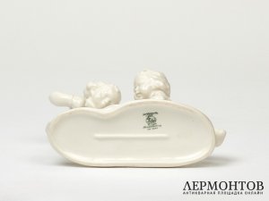 Статуэтка «Боксеры». Фарфор, Lorenz Hutschenreuther, Германия, 1938–1955 годы