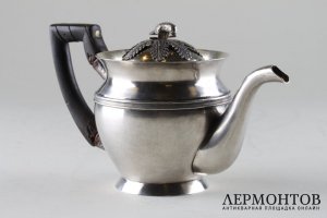 Чайник в классическом стиле.Серебро 84 пробы. Россия, 1813 год.